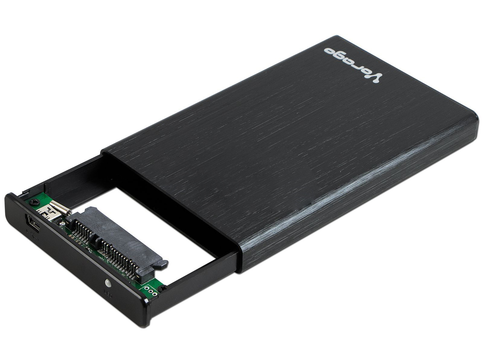 Gabinete Para Discos Vorago Hdd-102 Negro Dd 2.5 Usb 2.0 Sata