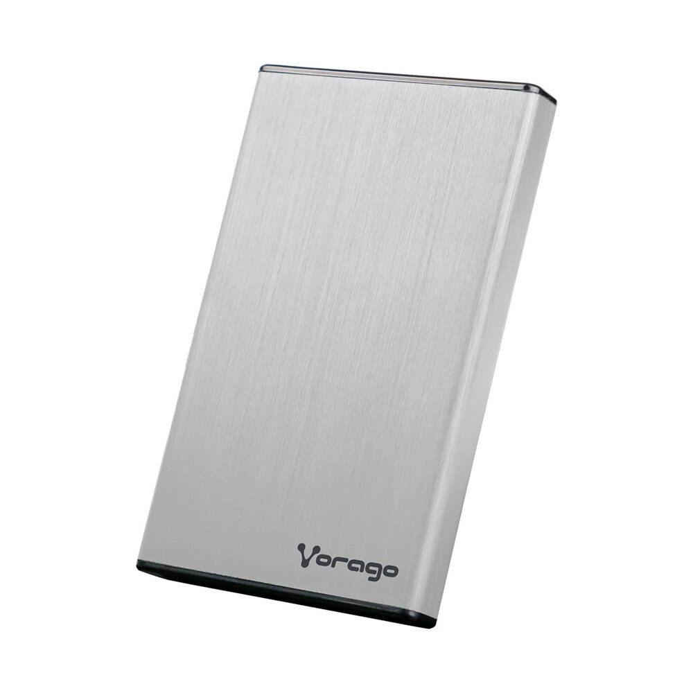 Enclosure Para Disco Duro Vorago Hdd-102- Plata Hasta 2Tb 2.5" Sata Usb 2.0