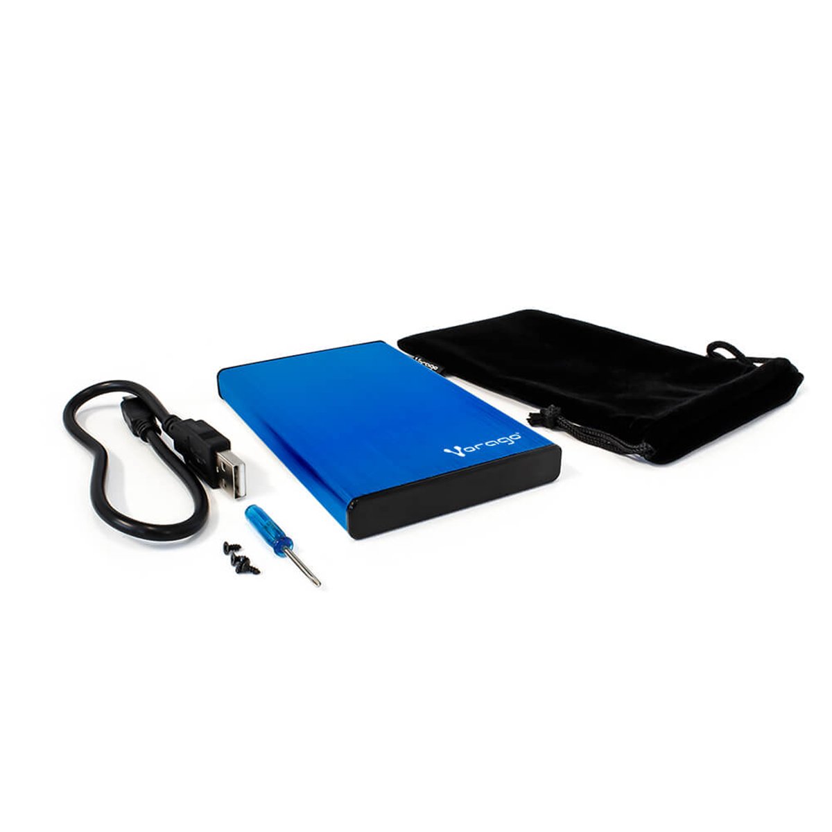 Gabinete Para Discos Vorago Hdd-201 Azul Dd 2.5 Sata Usb 3.0