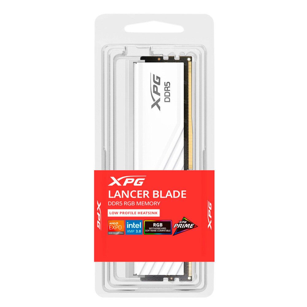 Memoria Ram Adata Xpg Lancer Rgb 32Gb Ddr5 6000 Mhz Udimm Blanco Ax5U6000C3032G-Slabrwh