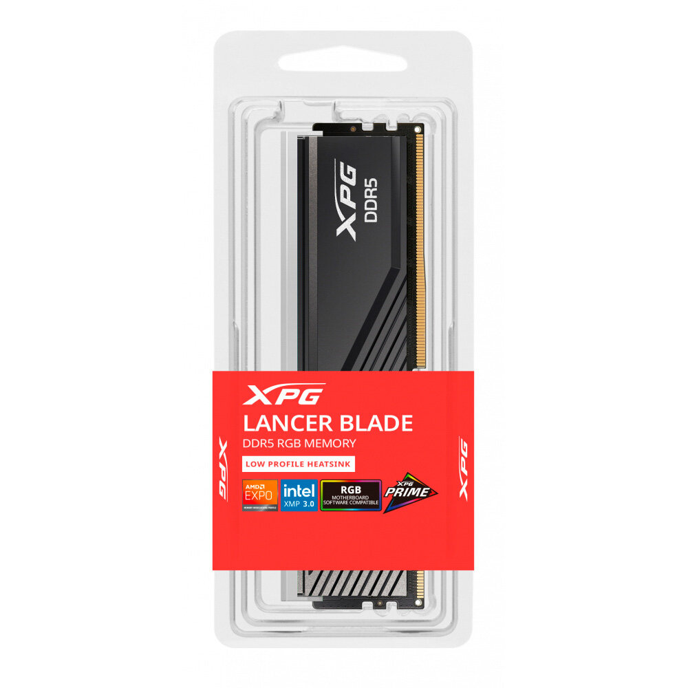 Memoria Ram Xpg Lancer Blade Rgb 16Gb Ddr5 600Mhz Cl48 Xmp Ax5U6000C4816G-Slabrbk