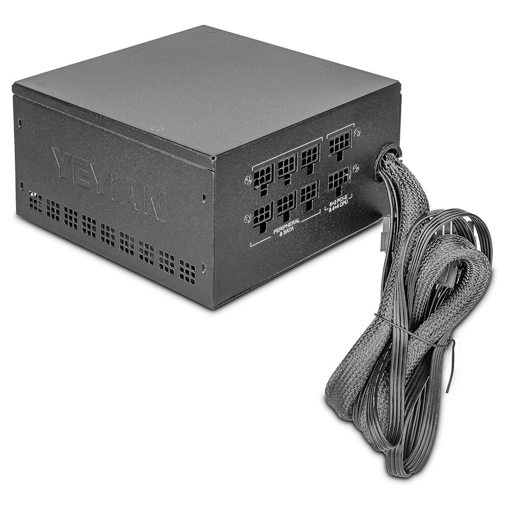 Fuente De Poder Yeyian Raiden 650W 80 Plus Gold Atx 2.0 Yfg-65002-01